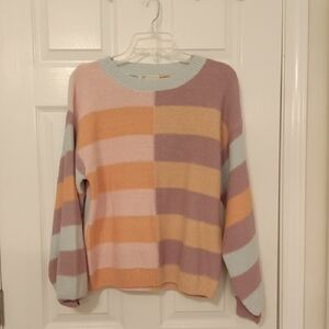 Cato Pastel Striped Women's Sweater